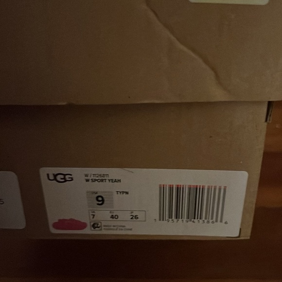 NEON PINK UGG Slides - Picture 5 of 5